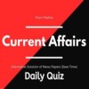 Current Affairs Daily Quiz