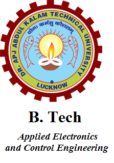 B.Tech Applied Electronics and Control Engineering