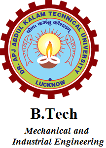 B.Tech Mechanical and Industrial Engineering