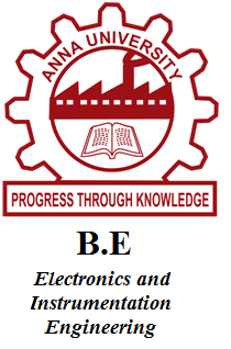 B.E Electronics and Instrumentation Engineering