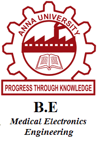 B.E Medical Electronics Engineering