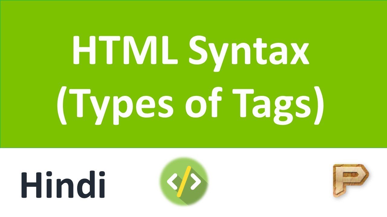 HTML Syntax